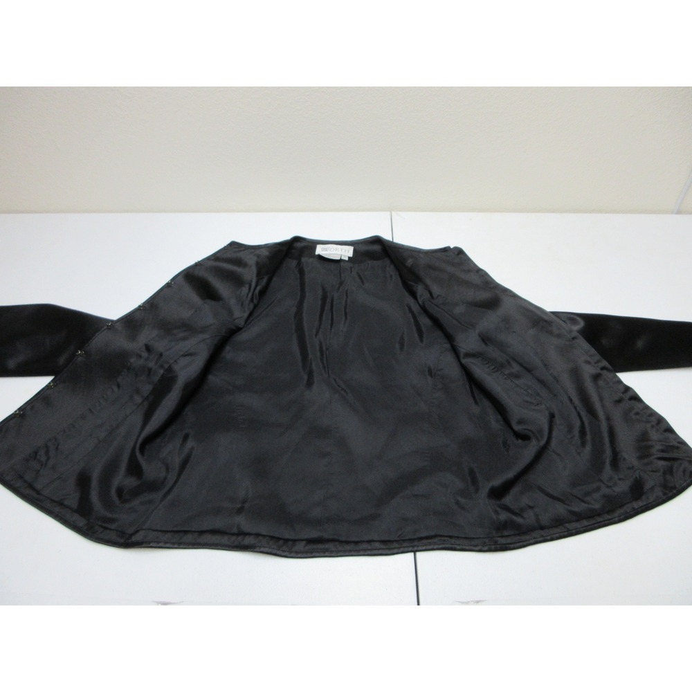 Worth New York Blazer Set Womens Size 10 Silk Jacket Corset Top Office Career - Picture 10 of 15